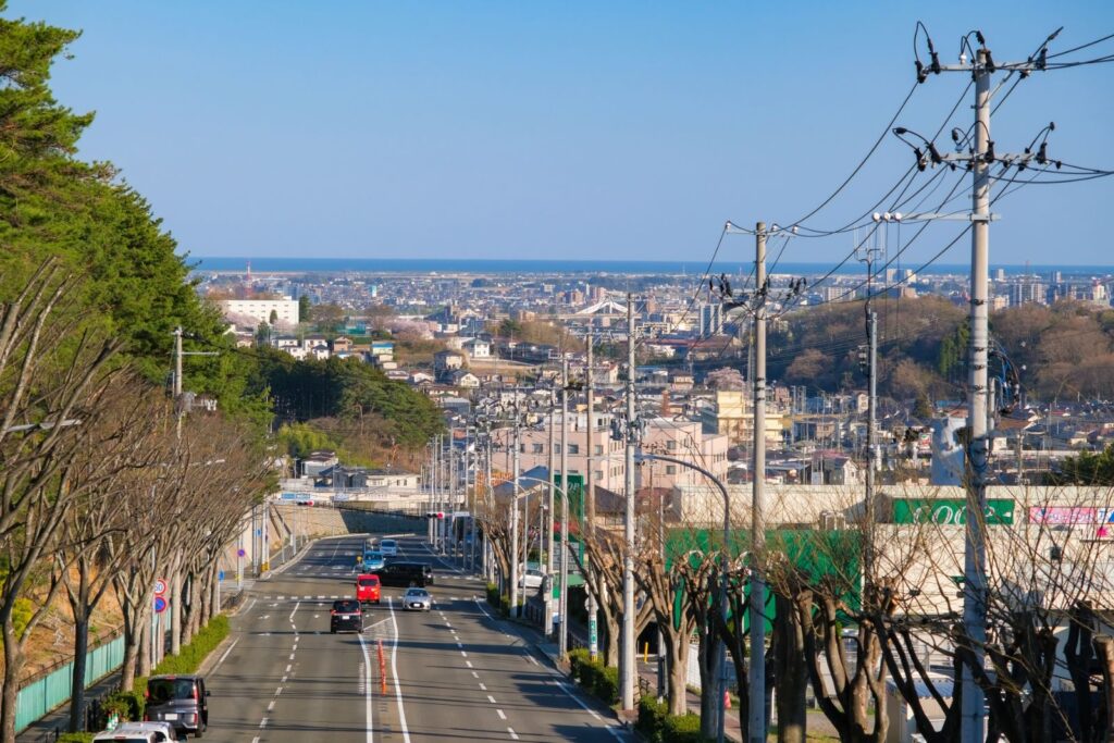 仙台市太白区の住宅街