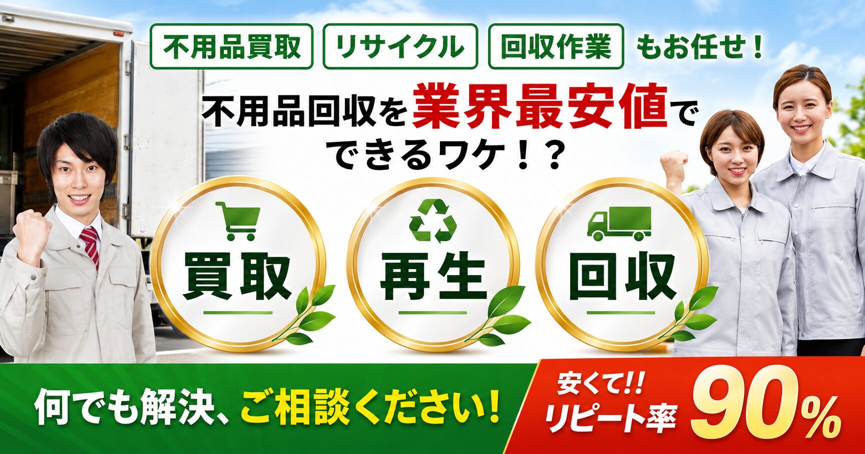 暮らし110番 不用品買取・リサイクル・回収作業