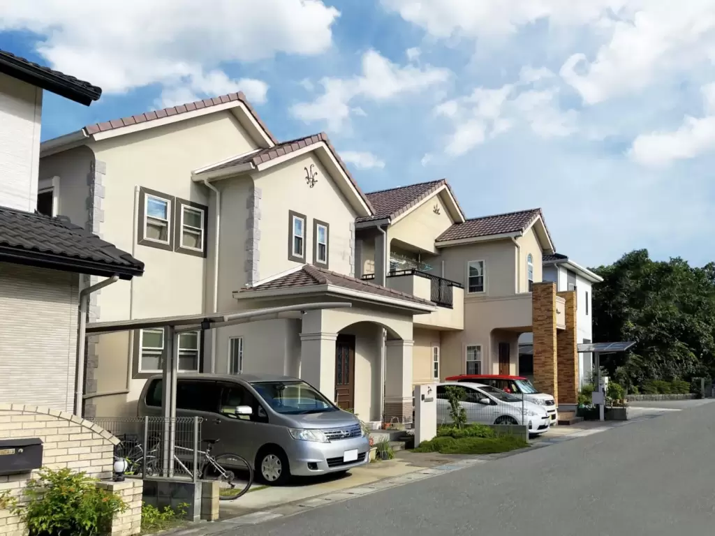 戸建て住宅の街並み